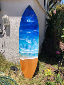 Surfboard - Collab with @Willowood_designsco