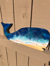 Load image into Gallery viewer, 17” Whale Wall Art
